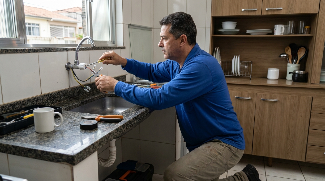 Troca de torneira eletrica em Porto Velho‑RO